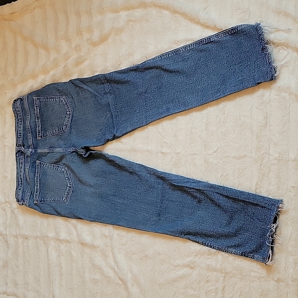 EUC Free People Distressed Boyfriend Jean 29 / 28 👖 Raw Hem - Picture 8 of 10